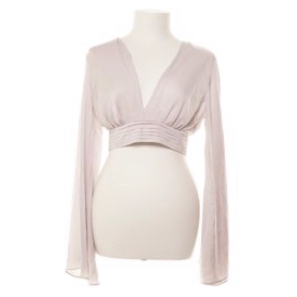 NWT Missguided Cropped & Flared Top